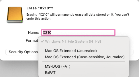 Select File System