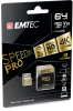 microSD USH-I U3 A1, A2 SpeedIN Pro 1 pack adapter 64GB