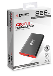 X210 ELITE PORTABLE SSD 256GB