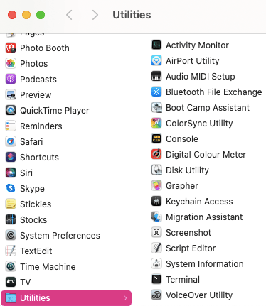 Disk Utility