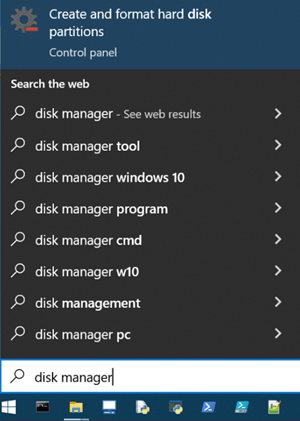 Disk manadgement
