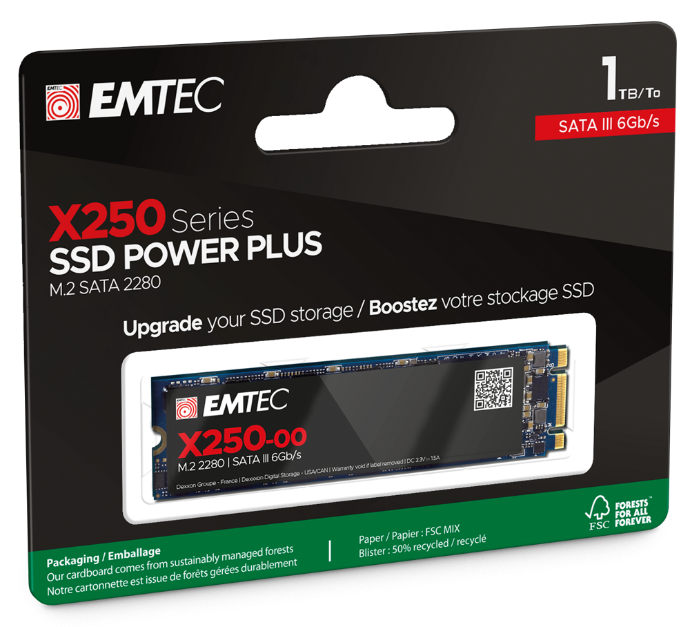 X250 M2 SATA SSD Power Plus | EMTEC