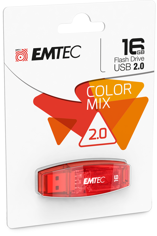Emtec C410 Color Mix - Clé USB - 64 Go - USB 3.0 Pas Cher