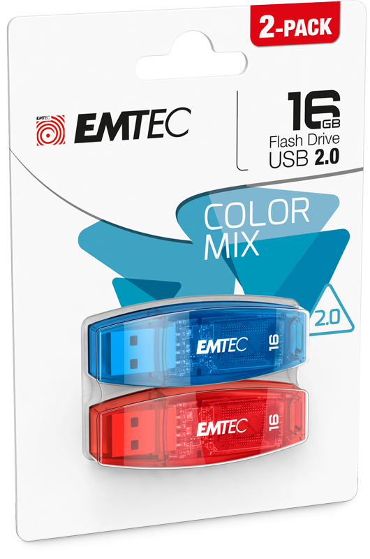 Clé USB Emtec C410 Rouge 16GB