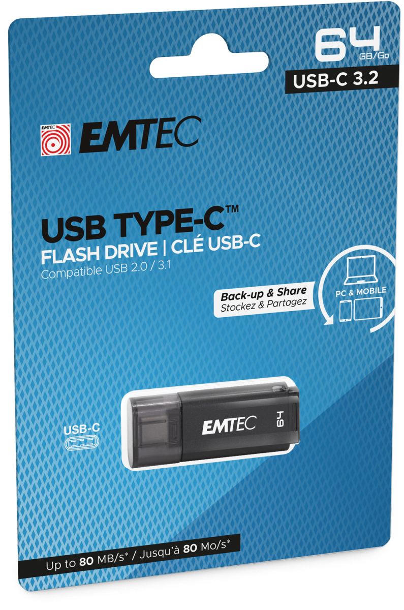 Emtec Clé USB 3.0 (3.1) T500 iCobra V2 32Go OTG Dual USB-A / Lightning pour  Smartphone et Tablette avec fonction de charge Design ergonomique Souple :  : Informatique