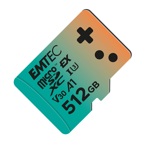 Tarjeta Emtec Microsd 512gb Sdxc Cl.10 Uhs1 U3 V30 A1 Gaming Ecmsdm512gxcu3g 1046535162