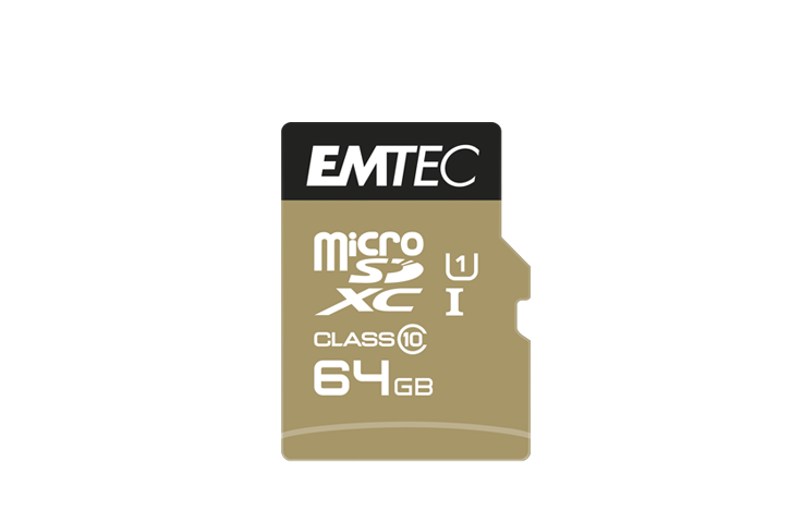Emtec Carte microSD 8GB UHS-I U1 EliteGold avec adaptateur Performance Vitesse de lecture jusquà 85MB/s 