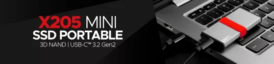 X205 Mini SSD Portable