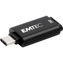 Clé USB 3.0 Emtec Dual Lightning iCobra2 T500 - 32Go (Noir)