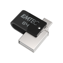 Emtec Clé USB 3.0 (3.1) T500 iCobra V2 32Go OTG Dual USB-A / Lightning pour  Smartphone et Tablette avec fonction de charge Design ergonomique Souple :  : Informatique