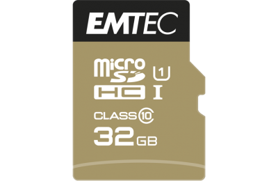 HYPERBURO MONT DE MARSAN  CARTE MEMOIRE EMTEC MICRO SD HC 64GB CLASSE 10  ELITE GOLD