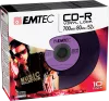 CD-R Vinyl Look purple pack 10
